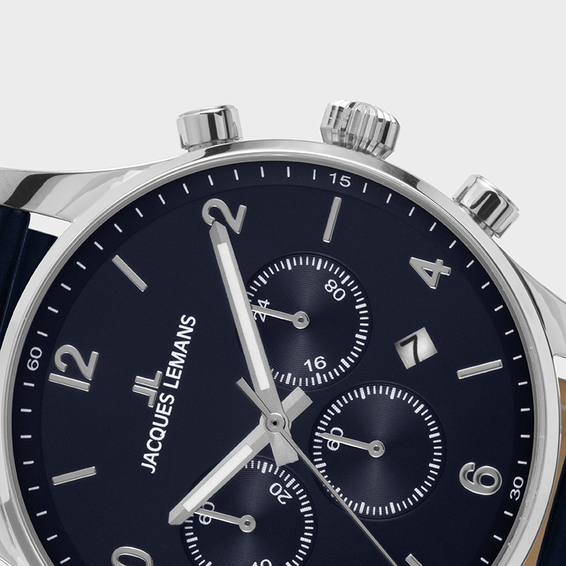 42,0mm London Ø Jacques 1-2126A | Herrenuhr Lemans®