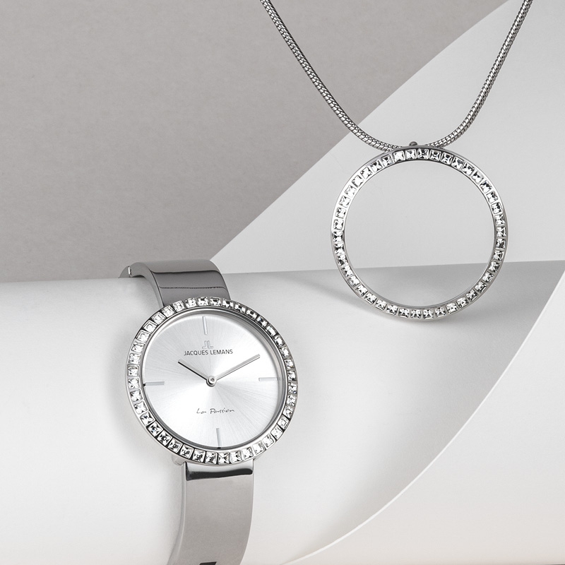 Schmuck Set Silbernes Uhren Schmuck Set | Jacques Lemans®